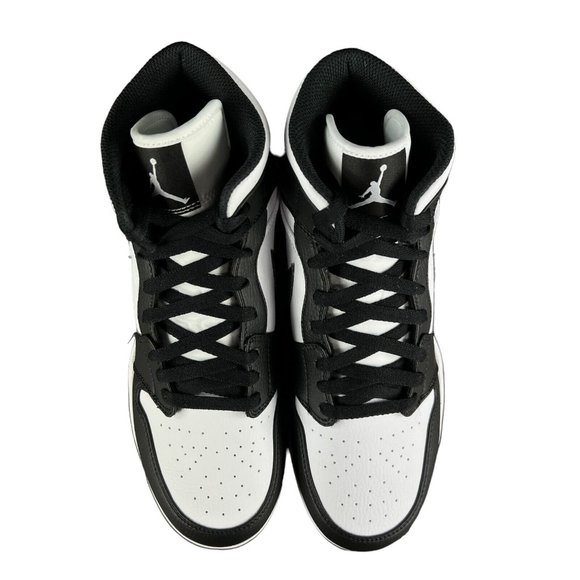 Nike Jordan 1 Mid TB Panda Black White Football Cleats FJ6805-100 Men's Sz 10-13 - Picture 7 of 9